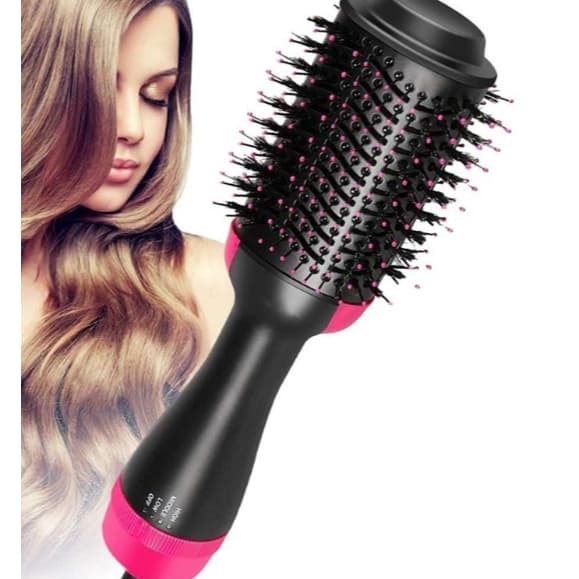 Escova Secadora Alisador Elétrica Quente Cabelo Com 3 Em1 Hair Styler Marisa APENAS 110v