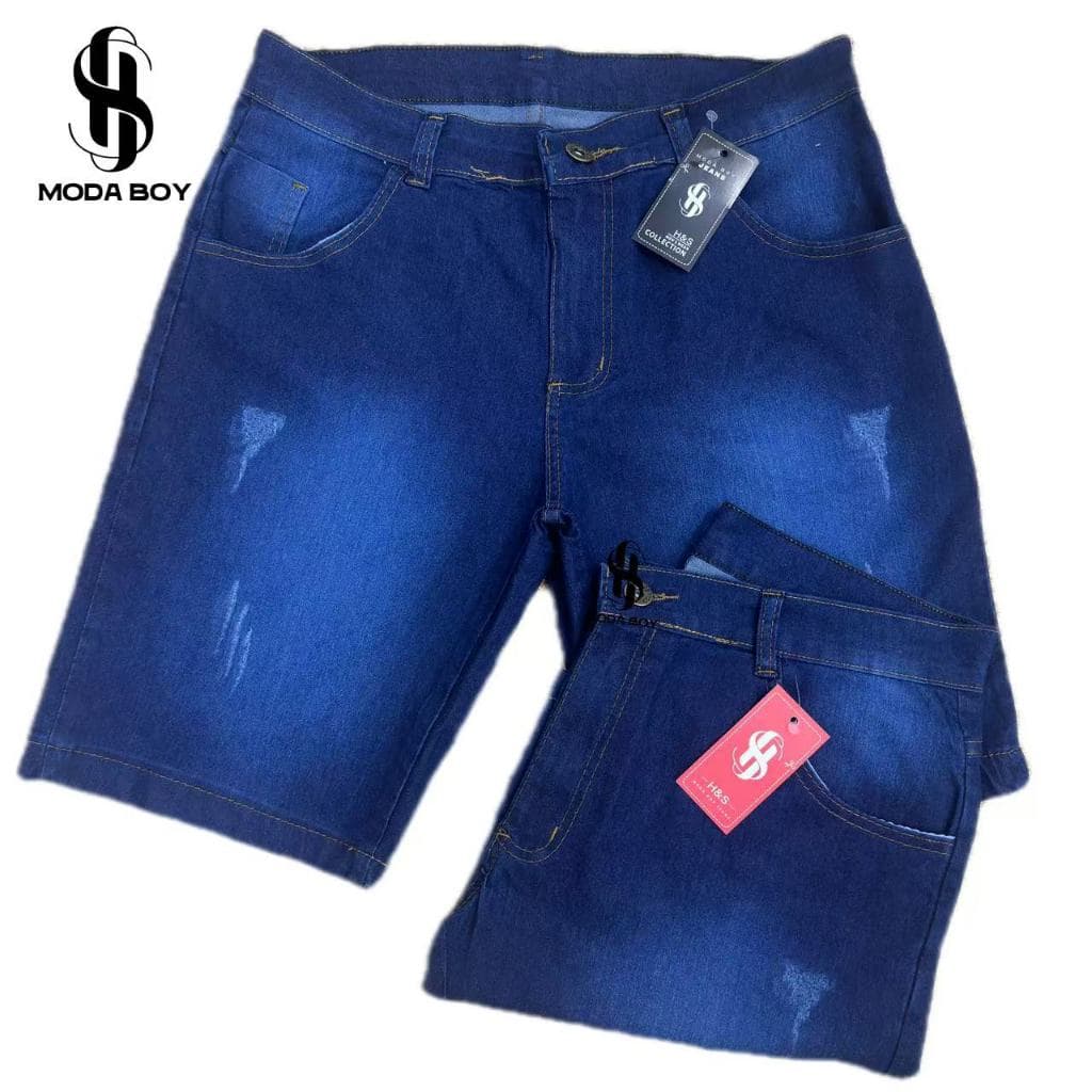 Bermuda Jeans Masculina Com Elastano SLIM direta da fabrica Premium várias  modelos