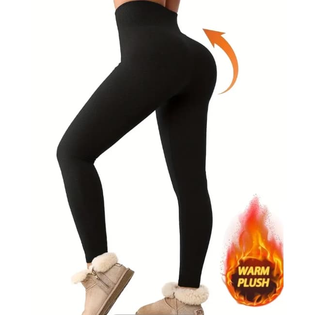 Kit 3 Legging academia suplex Flanelada Peluciada Térmica Feminina Inverno