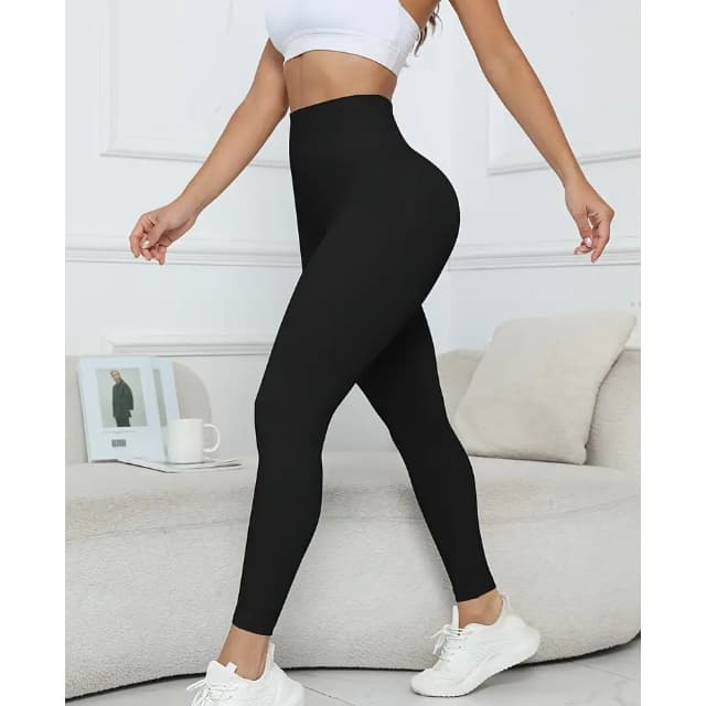 Calça Legging Feminina Flanelada Peluciada Quentinha Inverno Suplex Grossa Zero Transparência Leg Academia cós alto