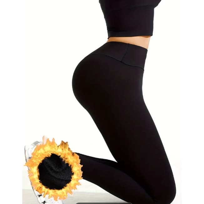Kit 3 legging feminina Suplex Flanelada Leg Para Academia Moda fitness cintura alta veludo