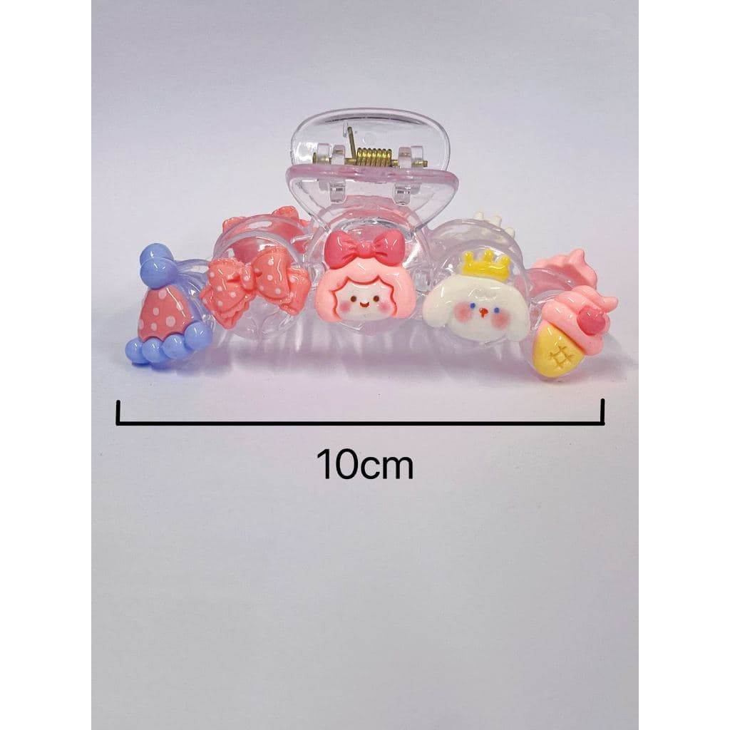 10cm/ Novo  Caráter Dos Desenhos Animados Clip De Garras De Cabelo Para Meninas Estilo Fofo Feminino