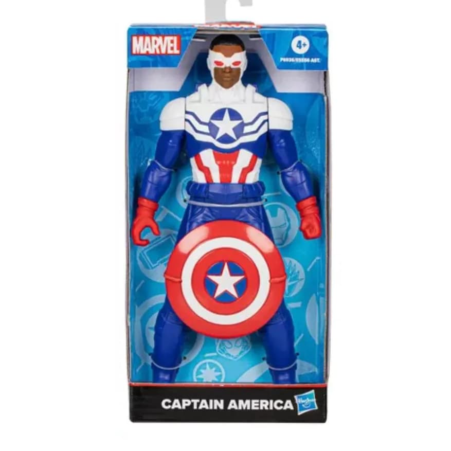 Boneco Capitão América Mighty Hero Series F6936 - Hasbro