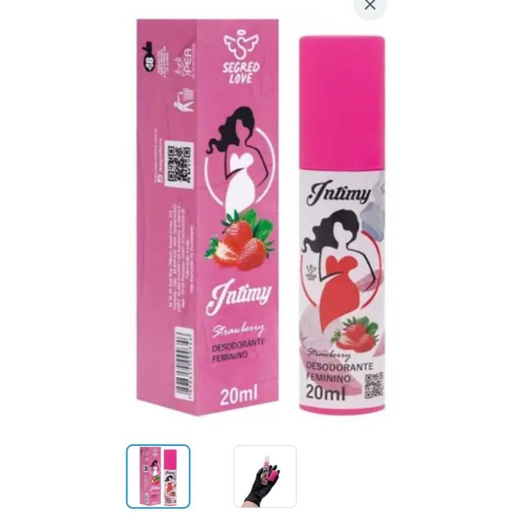 desodorante intimo feminino beijável