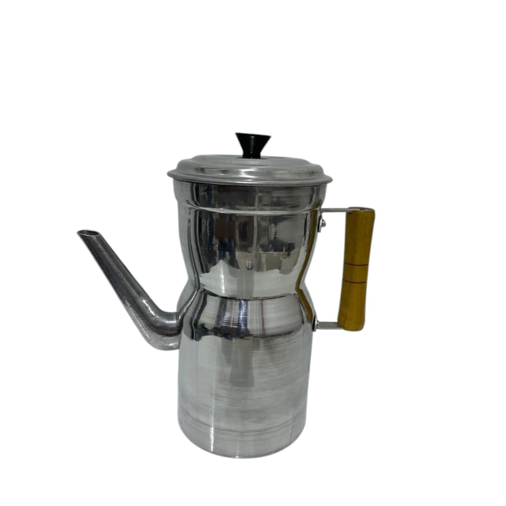 Cafeteira bule de alumínio polido multiuso 2 Litros - café - chá - leite
