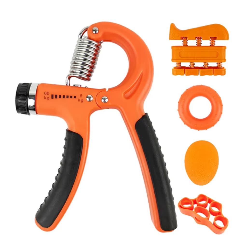 Kit 5 Pçs Hand Grip Aperto Dedos Mãos Punho Fisioterapia fitness