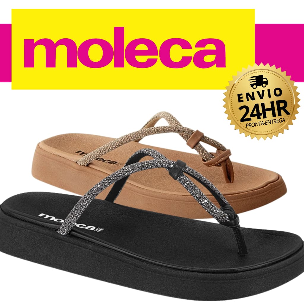 Papete Feminina Original Moleca Leve Confortável