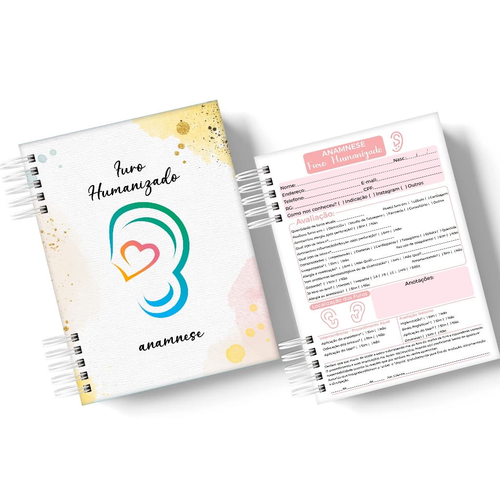 Caderno Ficha de Anamnese Furo Humanizado