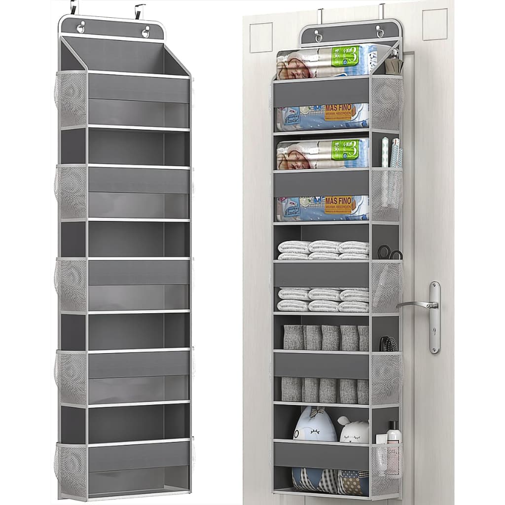 Sobre Porta Organizador De Grande DobráVel Para Brinquedos Artigos De Bebê Organizador Suspenso Multiuso 5 Prateleir
