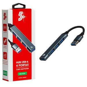 Hub Adaptador 4 Portas Usb 3.0 Velocidade Até 5gbps Original