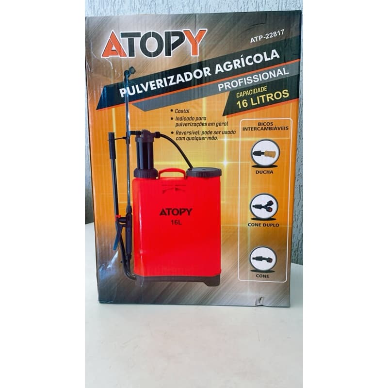 Pulverizador Agrícola Profissional 16 Litros Atopy
