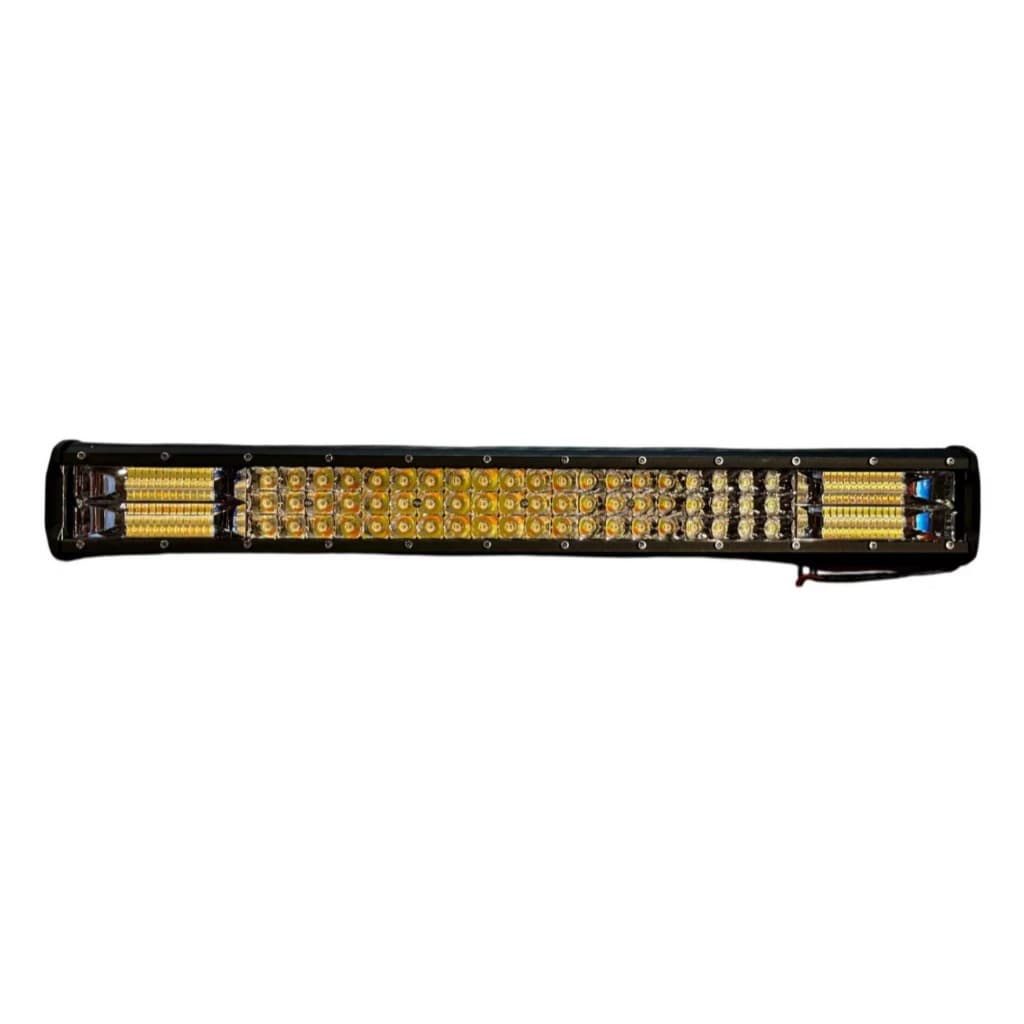Barra De Led 72 Leds 216w 36cm Dual Color Modo Strobo Com 5 Funções Com Suporte Incluso