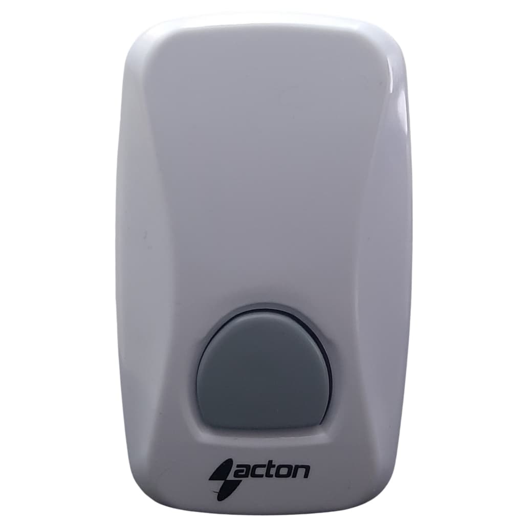 Botoeira Acton Sem Fio Com Receptor 433MHz Fonte 12v P/ Fechadura