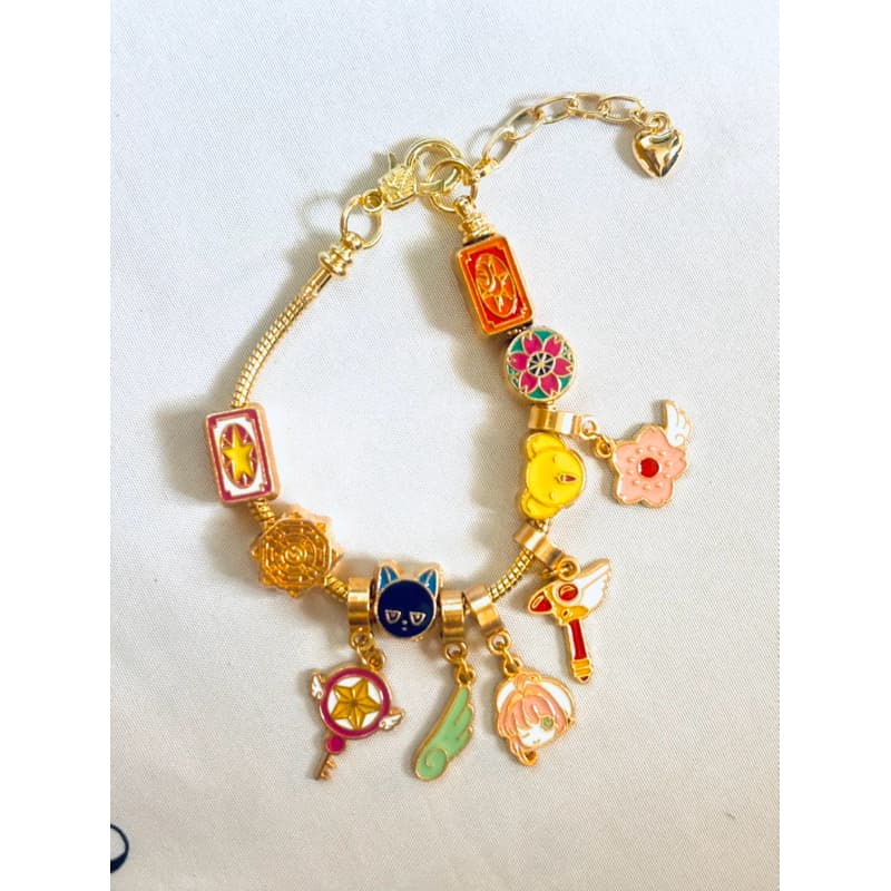 Pulseira Sakura Card Carptors Cartas Clow