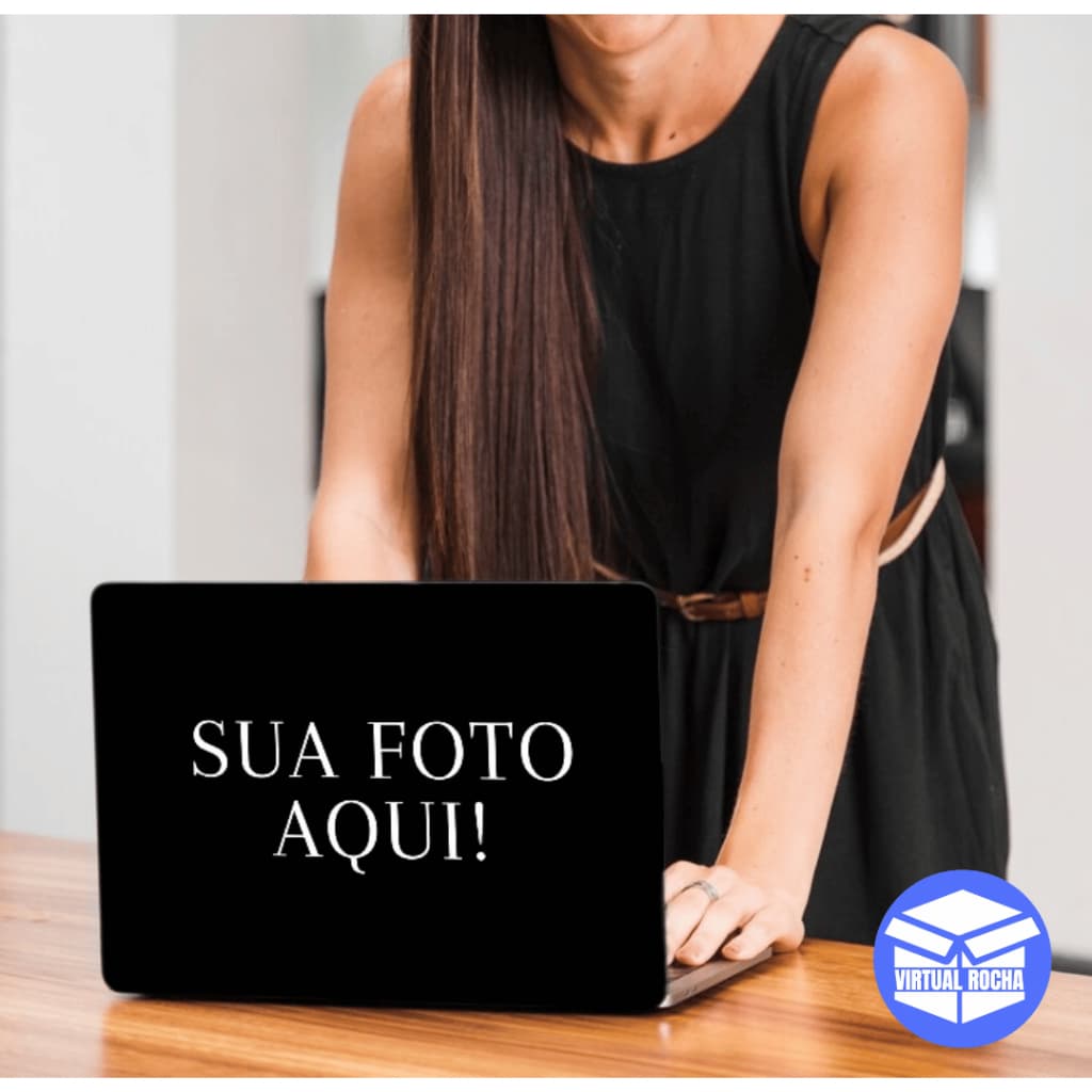 Adesivo Para Notebook Tablet Foto Personalize Você