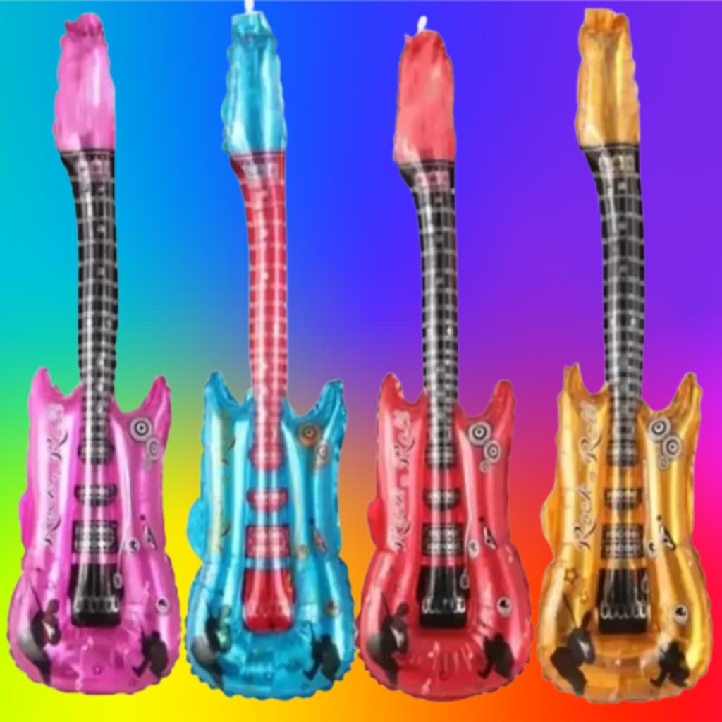 Balão Guitarra Metalizada 82 cm.