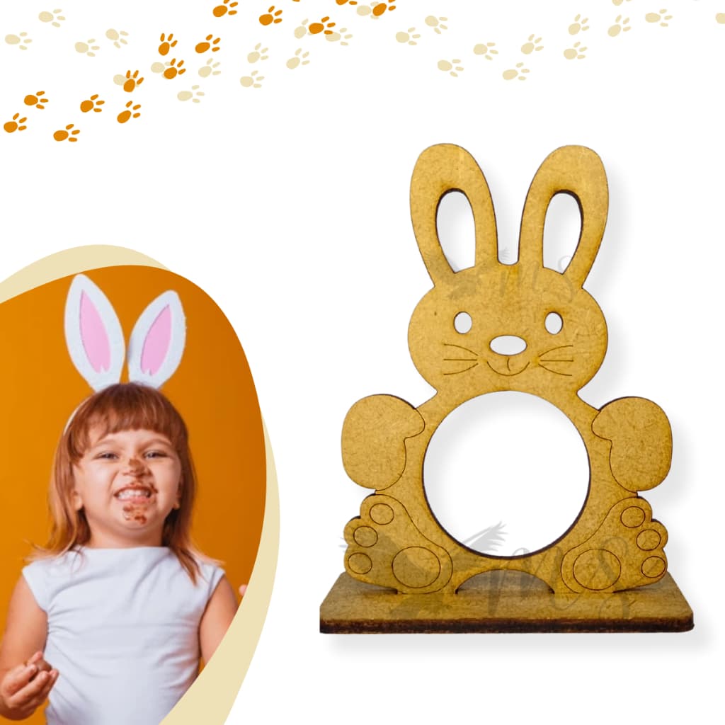 Kit 30 Unid. Porta Bombom De Coelho Páscoa Lembrancinha Mdf