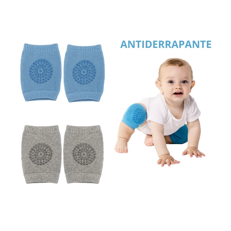 Joelheira Antiderrapante para Bebê Buba