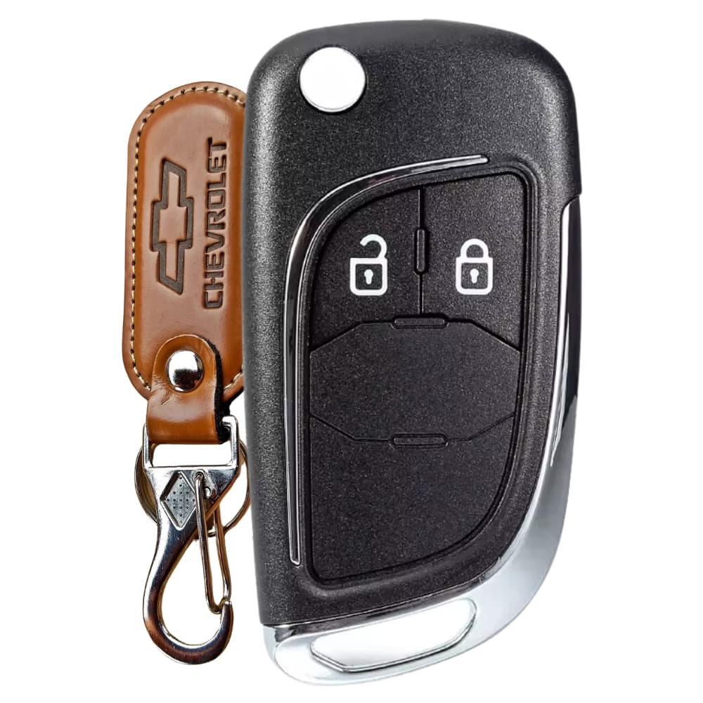 Chave Chevrolet Cruze Onix S10 Cobalt Spin Tracker + Chaveiro Marrom