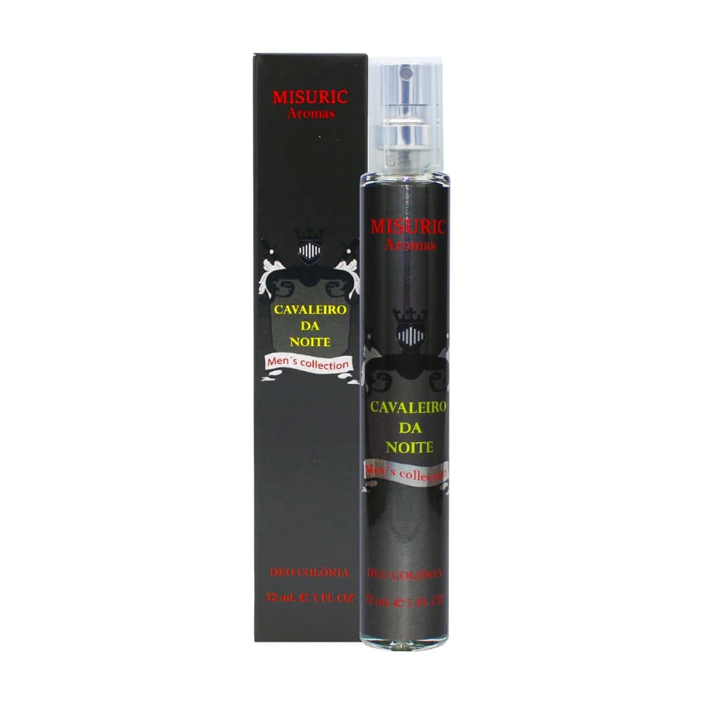 Deo Colônia Masculina Misuric Aromas Cavaleiro Da Noite 32ml Presente