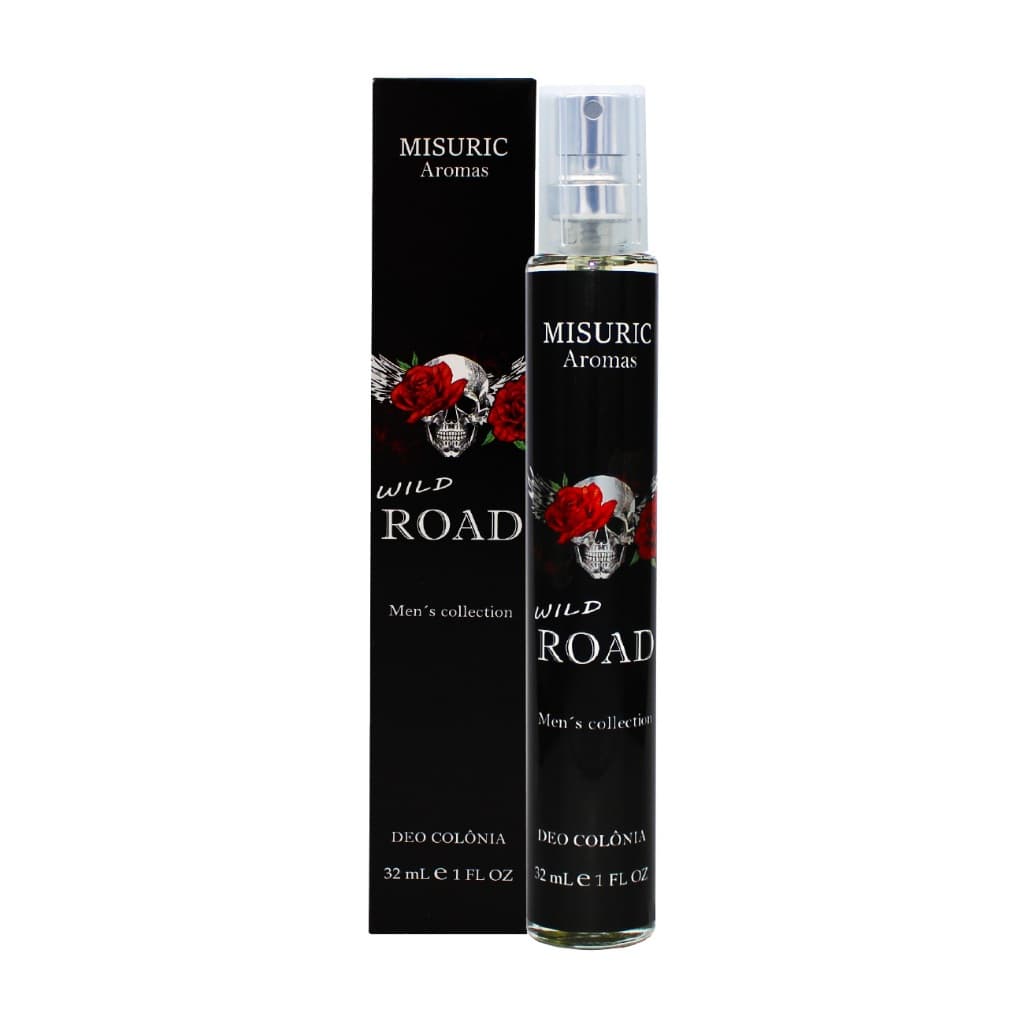 Deo Colônia Masculina Misuric Aromas Wild Road 32ml Presente