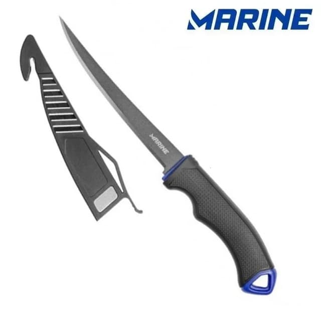 Faca Fileteira Pesca Filetar Peixe Marine Sports Mfk6t 29cm lâmina em Aço Inox