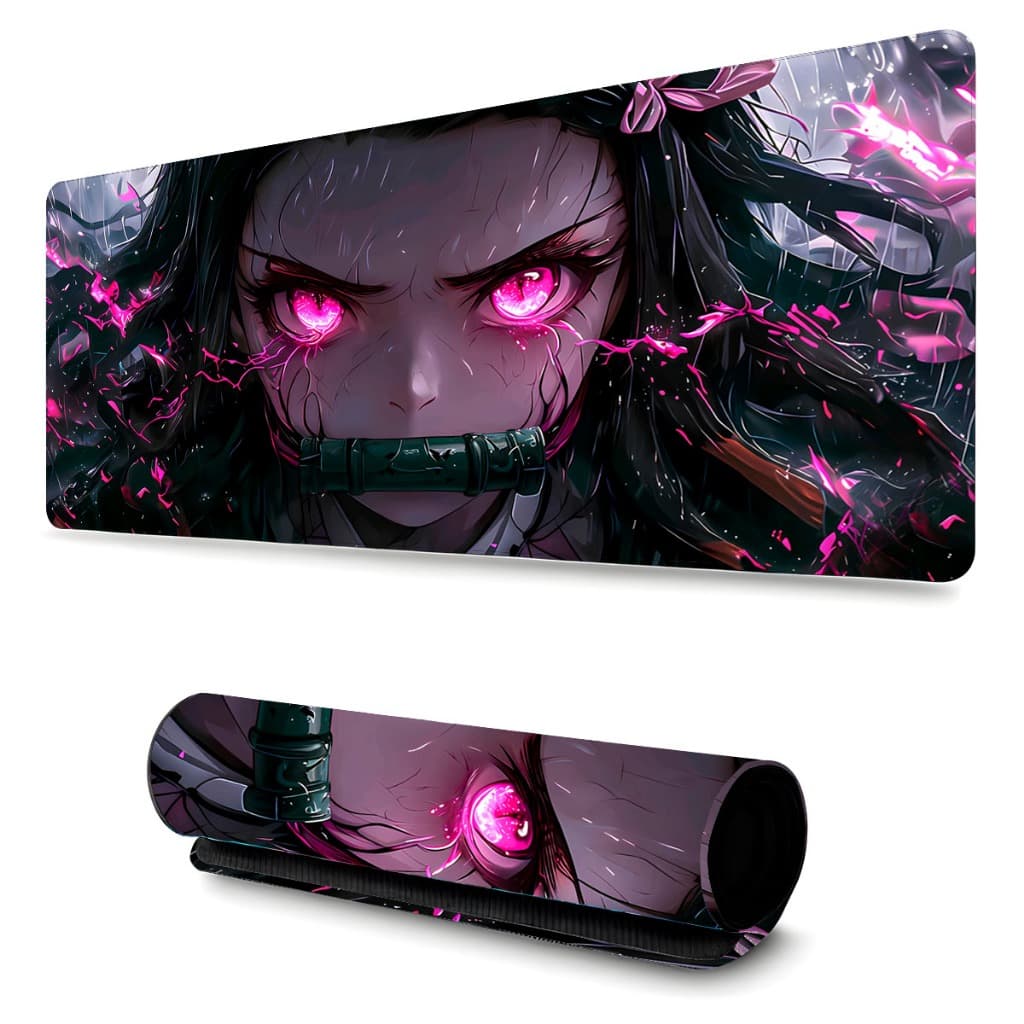 Mouse Pad Gamer 70x35cm Nezuko Modelo C/ Borda Costurada Speed 4055