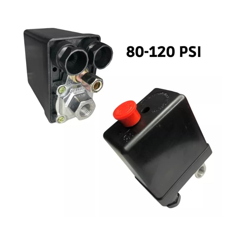 Pressostato Compressor Automático Botão 80/120 1 Via