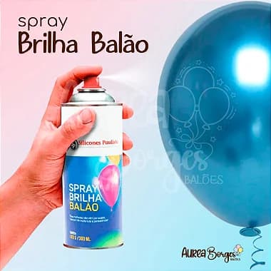 Silicone Spray Brilha Balão Bexiga 300 ml Silicones Paulista