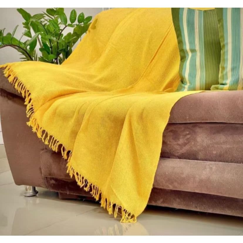 Manta para Sofá Protetora Elegante Gigante de Algodão Decoração 2,30X1,72CM