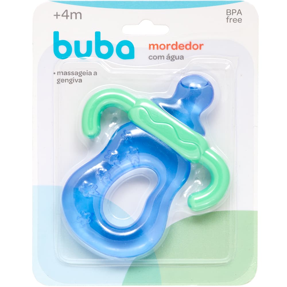 Mordedor massageador com água para bebê Buba
