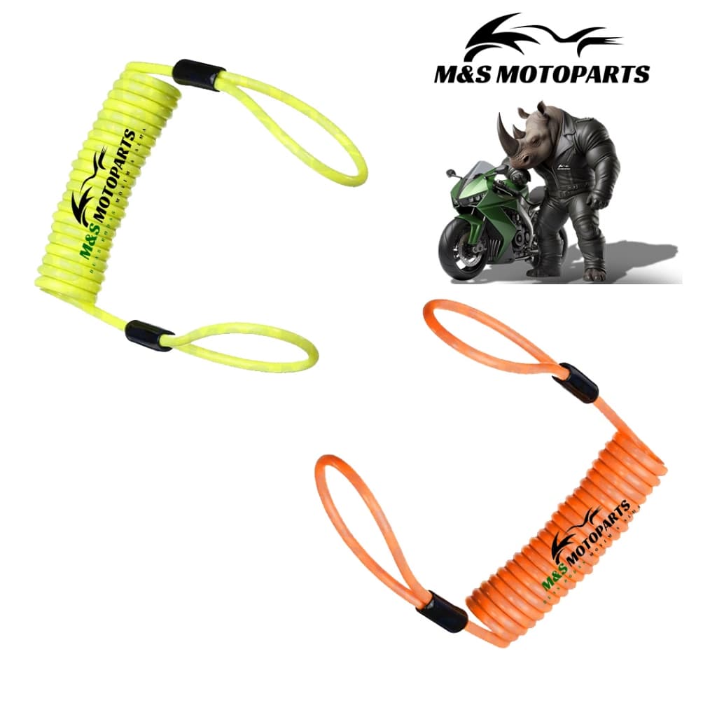 Cabo Aviso e Lembrete de Trava de Disco de Freio Para Motos