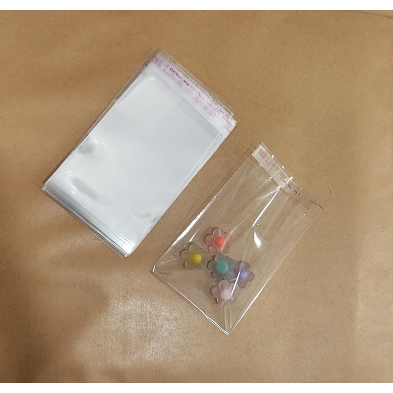 Saco Adesivo Transparente 6,5x9+3 ou 6,5x13+3 1000 Unidades.