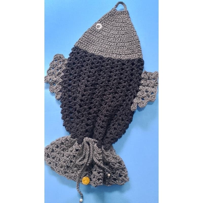 PROMOÇÃO DIA DAS MÃES ❤️puxa saco peixe de crochê