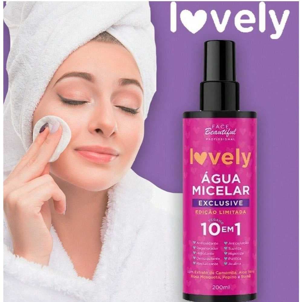 Àgua Micelar 10 em 1Face Beautiful Exclusive lovely 200ml.
