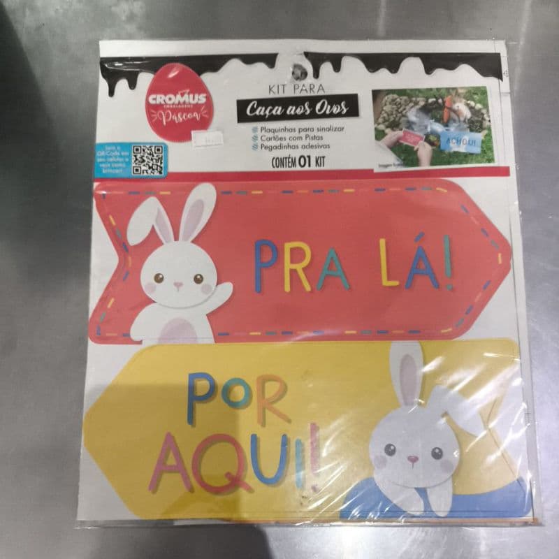 KIT CAÇA OVOS CROMUS PASCOA BRINCADEIRA