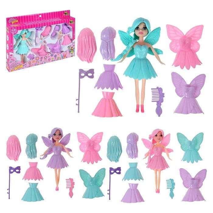 Boneca Abbie Fada Guarda Roupas Divertido