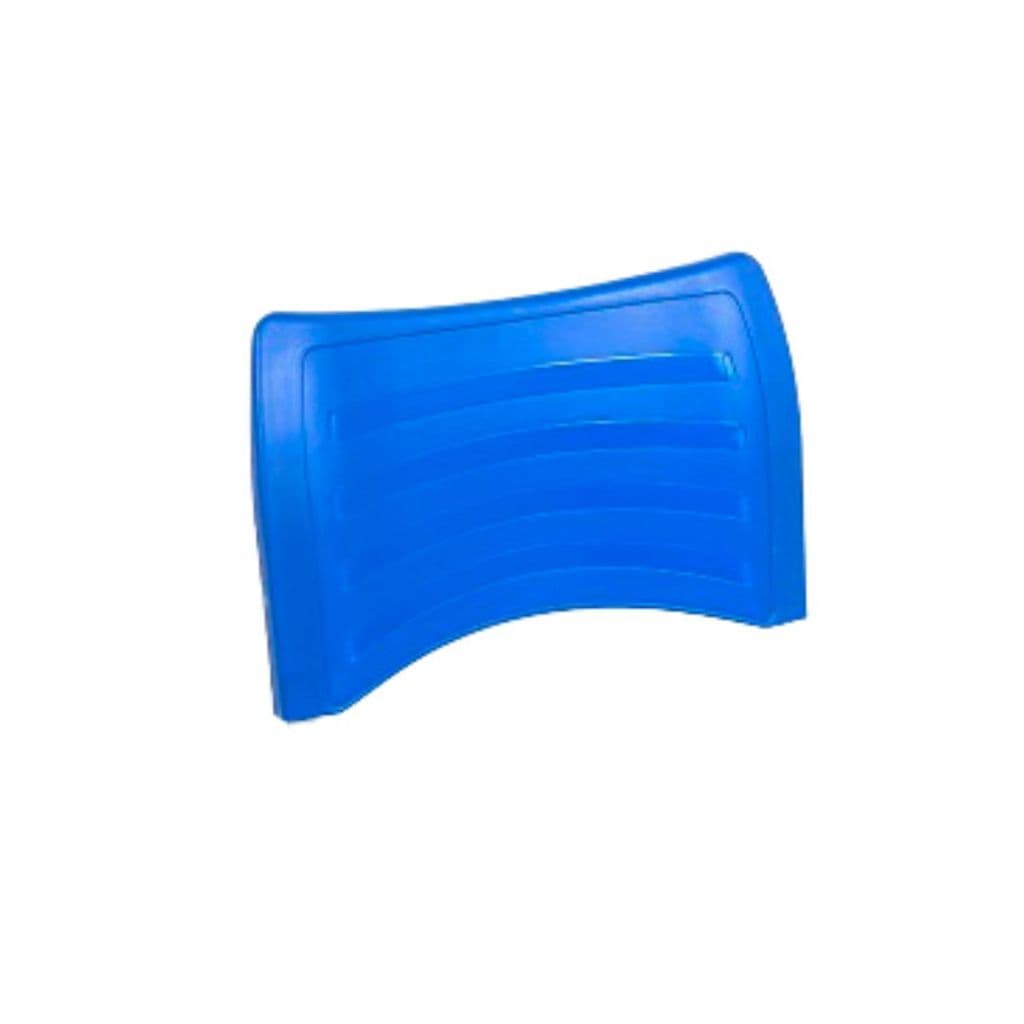 Encosto Plástico Preto Cadeira Fixa Iso Azul reforma refil POPMOV