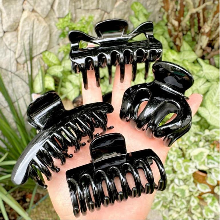Kit Piranhas Prendedores de Cabelo Feminino Elegantes Estilo e Praticidade