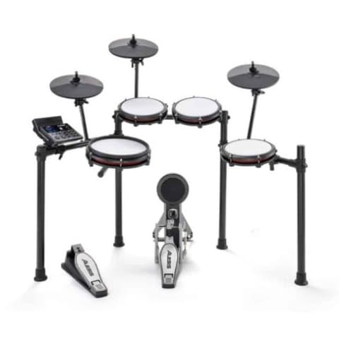 Bateria Eletrônica Alesis Nitro Max Kit 8 Peças Bluetooth - Preto