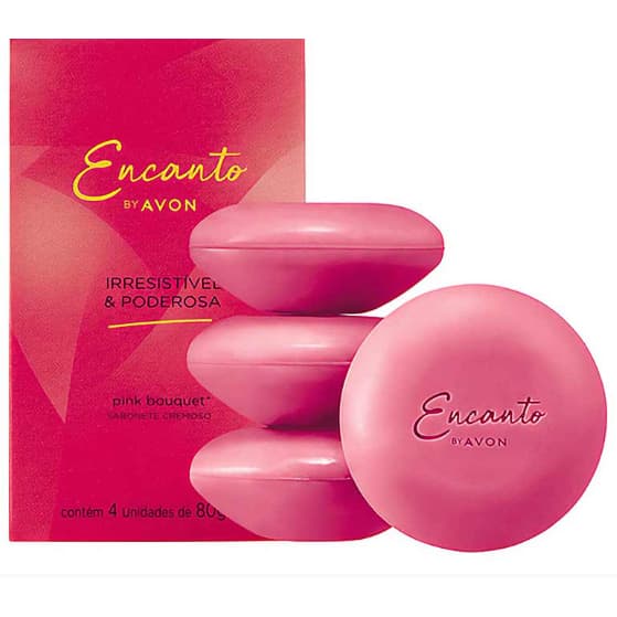 Sabonete Barra Encanto Irresistive 4x80g AVON ENCANTO