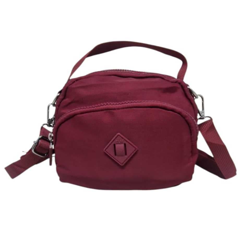 bolsa feminina bege com alça de lado transversal pequena nécessaire