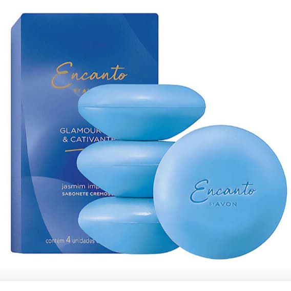 Sabonete Barra Encanto Glamurosa 4x80g AVON ENCANTO