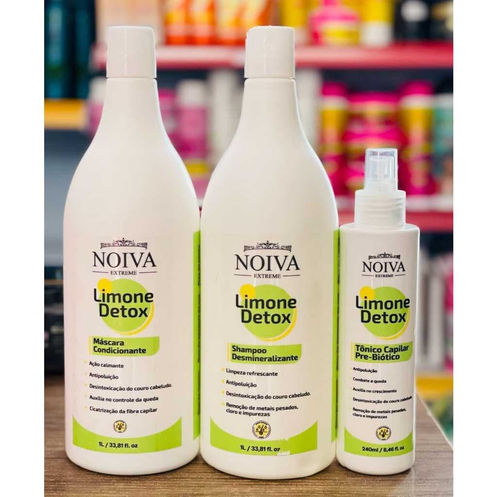 Kit Capilar Limone Detox (detox capilar  regenerador)  Noiva Extreme