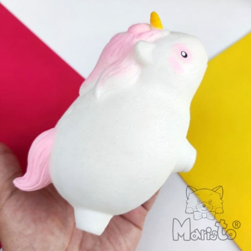 Squishy Animais Brinquedo de Apertar Sensorial (Unicórnio, Cachorro, Gato e Porco-Espinho)