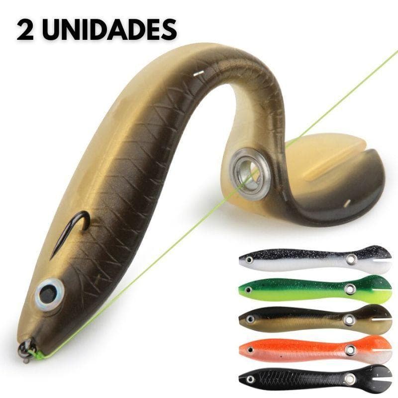 2 Pçs Isca Macia De Pesca 6,7cm/2g Biônica Soft Artificial Flexível