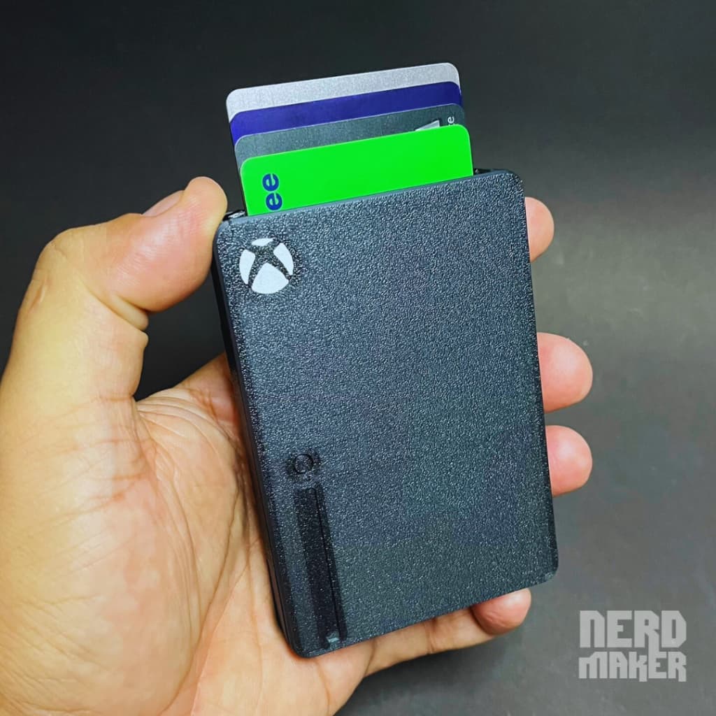 Carteira Porta Cartão Modelo XBOX Gamer Compacta Masculina Feminina