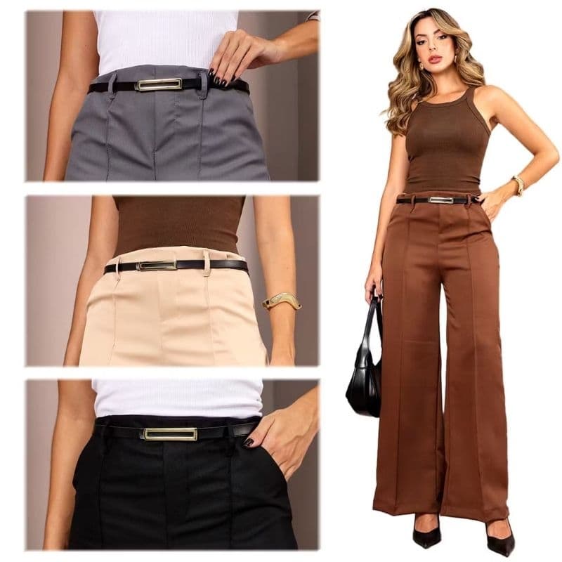Calça Pantalona  Alfaiataria Premium Tradicional