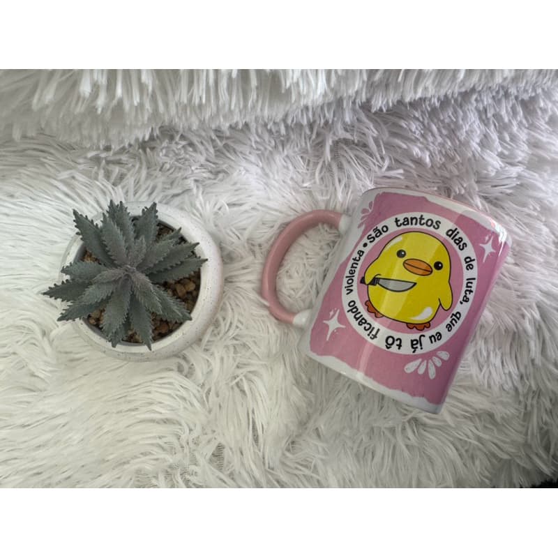 Caneca personalizada Pato c/ Faca