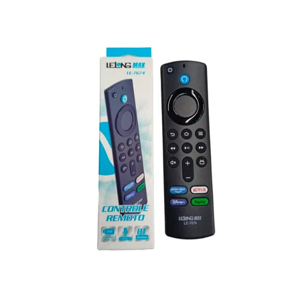 CONTROLE TV FIRE STICK COM/VOLUME LELONG LE-7675
